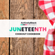Cover of the Juneteenth Cookout Cookbook by ActivelyBlack